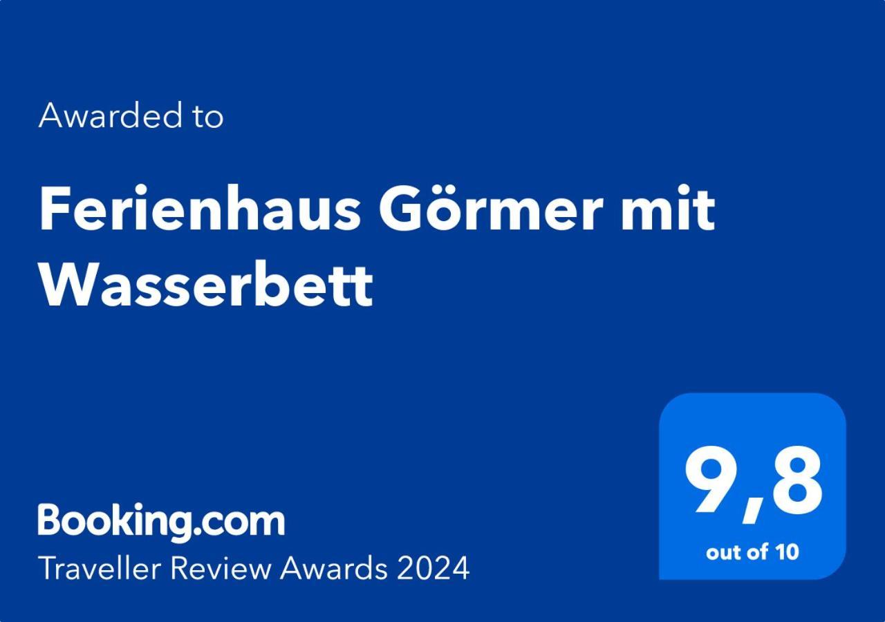 Ferienhaus Goermer Mit Wasserbett Schmölln Extérieur photo